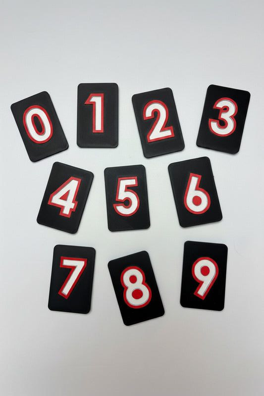 High contrast tactile number learning resource for SEND education CVI