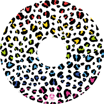 Wheelchair Wheel Covers – “Lively Leopard ”- Roll Bold in Leopard Print
