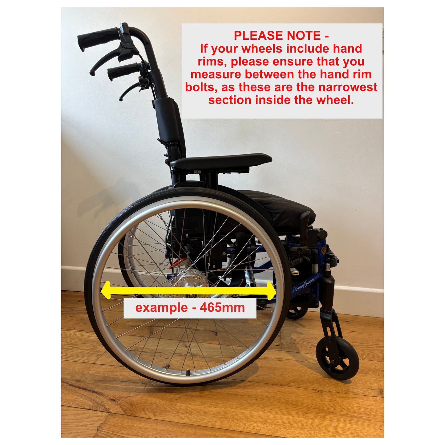 Ready to Ship Panda & Forever Flowers Double-Sided Wheelchair Wheel Covers – 465mm Pair