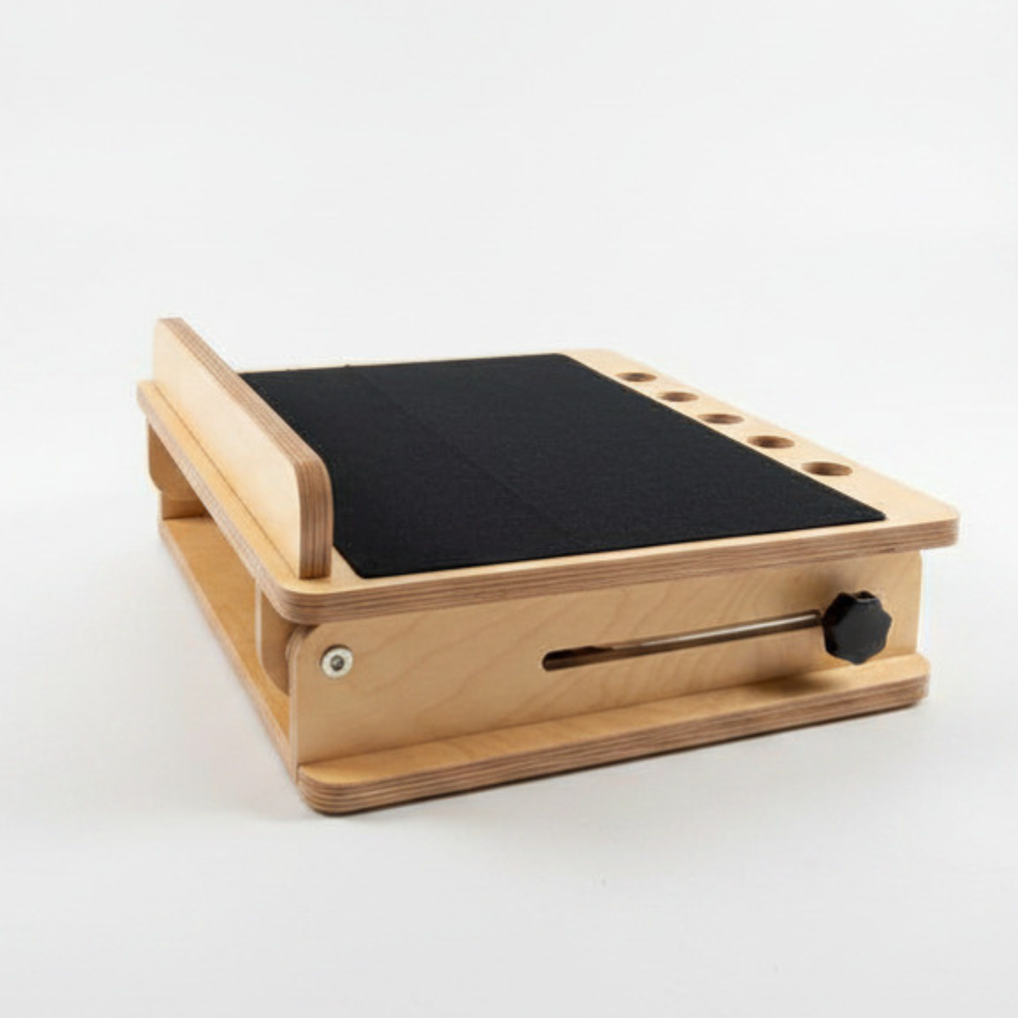 High quality birch plywood desk slope with A3 Black Velcro pad for CVI VI learners 