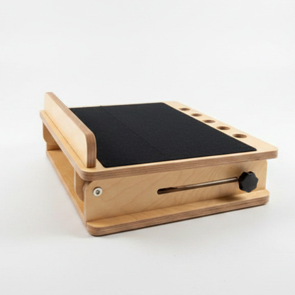 High quality birch plywood desk slope with A3 Black Velcro pad for CVI VI learners 