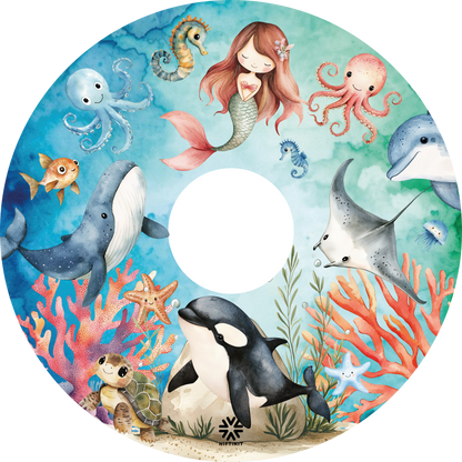 Ocean Dreams Wheelchair Wheel Covers | Niftikit